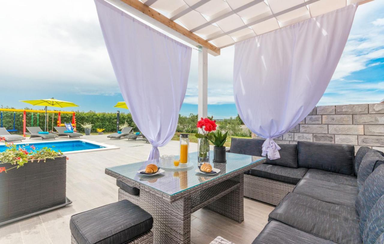 Villa Maris Zadarvillas Tinj エクステリア 写真