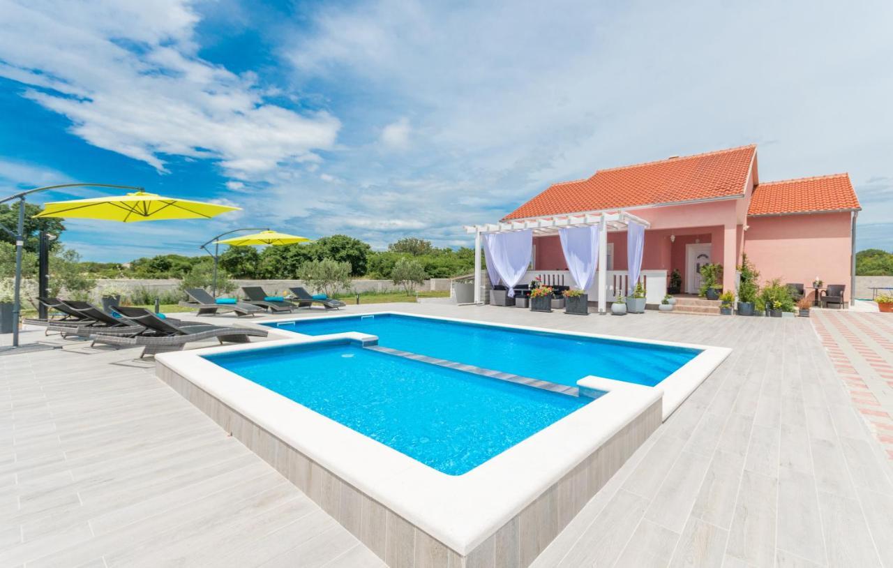 Villa Maris Zadarvillas Tinj エクステリア 写真