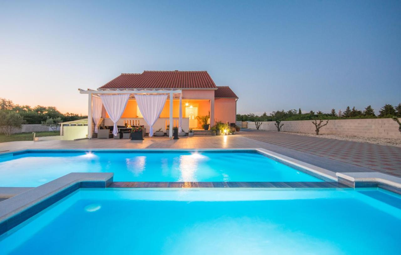 Villa Maris Zadarvillas Tinj エクステリア 写真