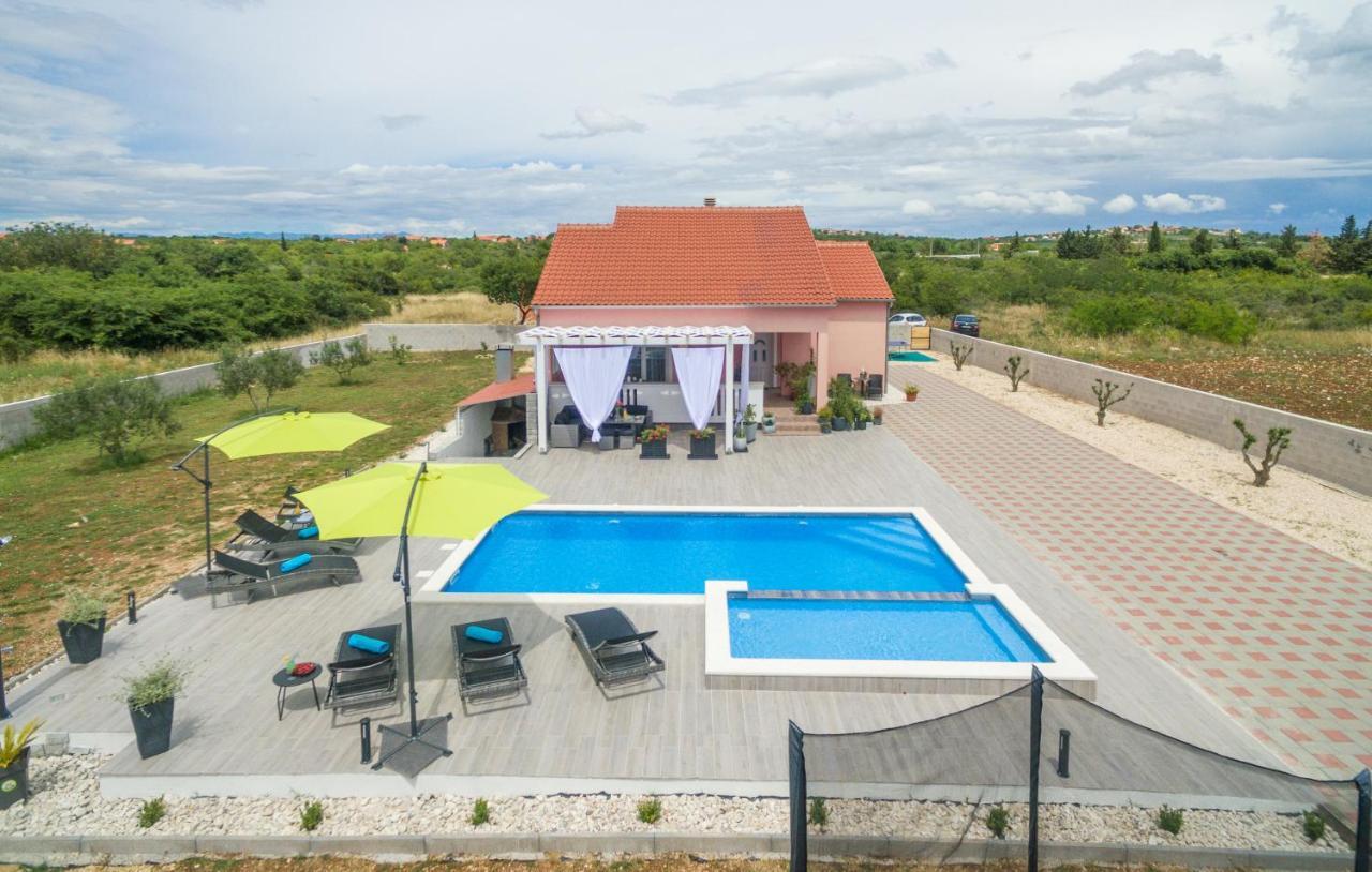 Villa Maris Zadarvillas Tinj エクステリア 写真