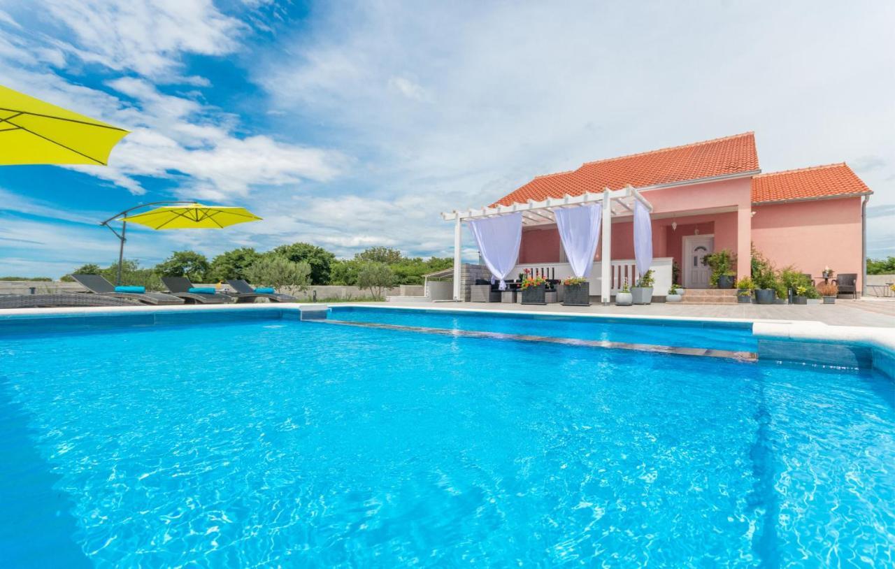 Villa Maris Zadarvillas Tinj エクステリア 写真