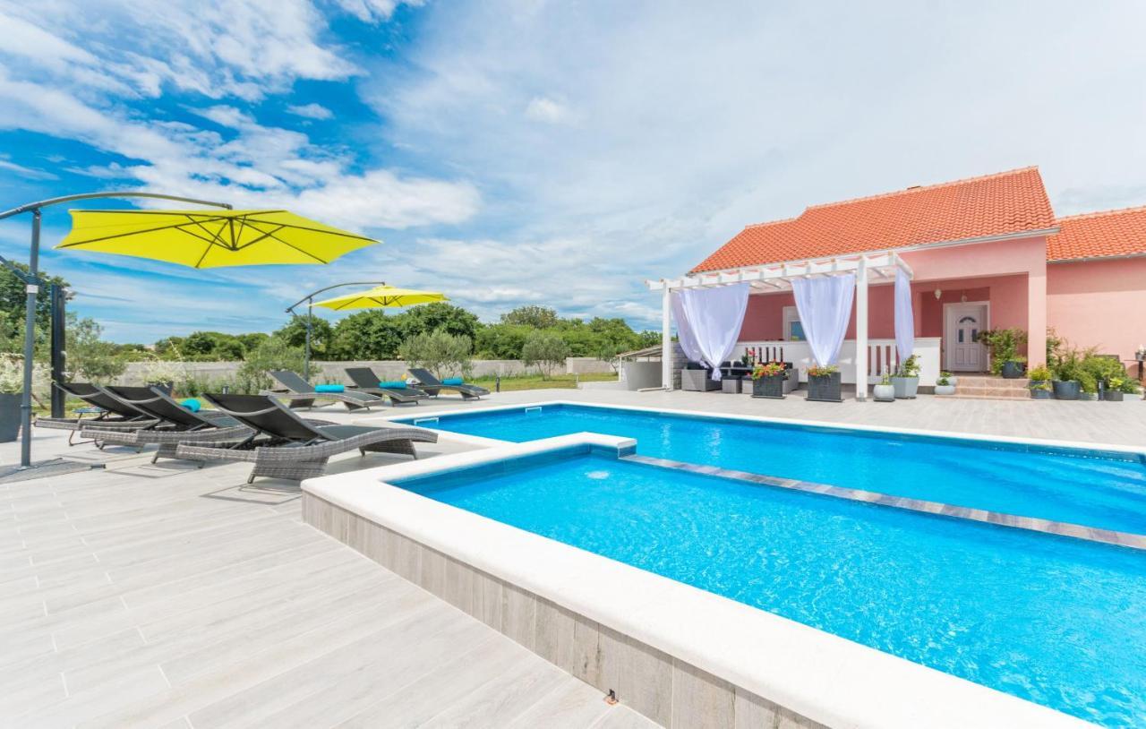 Villa Maris Zadarvillas Tinj エクステリア 写真